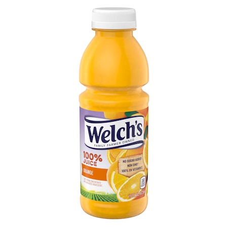 Welchs Welch's 100% Orange PET Bottle Juice 16 fl. oz. Bottle, PK12 WPD30194